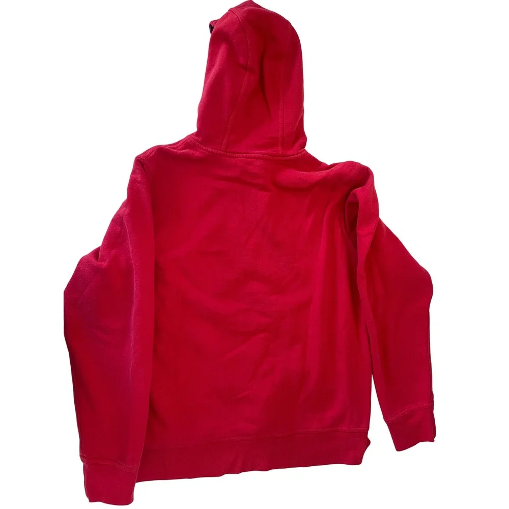 The North Face Mens Half Dome Pullover Hoodie Red Large Logo Sweatshirt L‎
